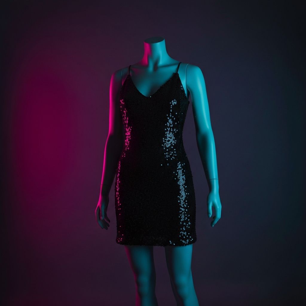 Midnight Sequin Dress